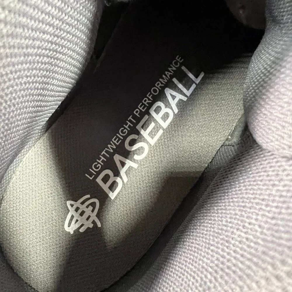 Nike Huarache Strike‎ Mid Baseball Cleats Men's Size 16 Grey Metal Performance